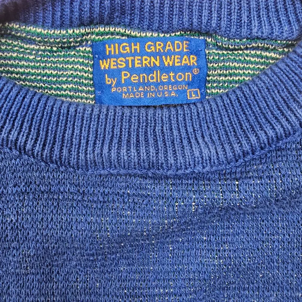 PENDLETON Soutwestern Sweater Men's L VTG 80s USA Retro High Grade Western Wear